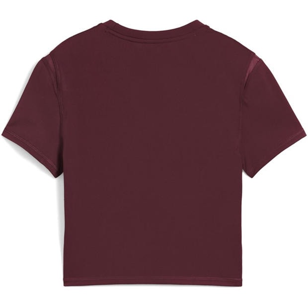 Ruby Shimmer - Puma - Women's Shape Baby Tee Short Sleeve Performance Gym Top