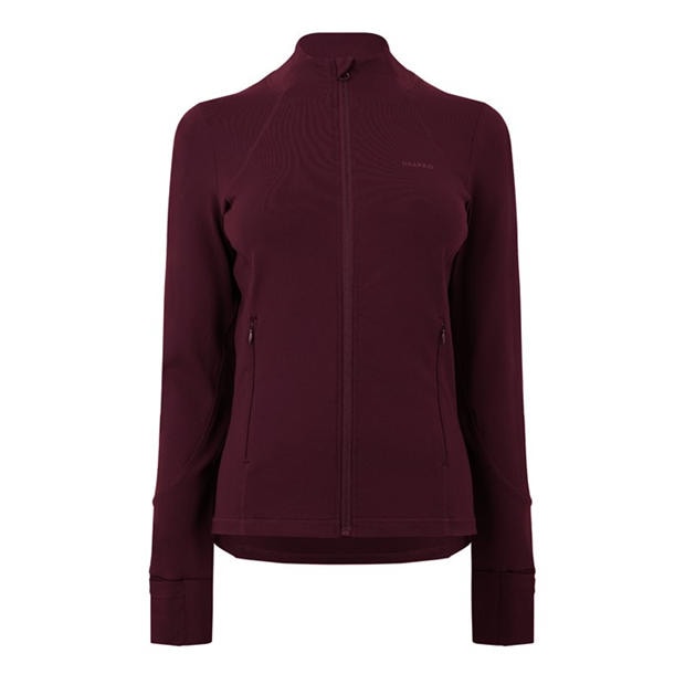 Dark Cherry - USA Pro - Core Performance Training Jacket Womens