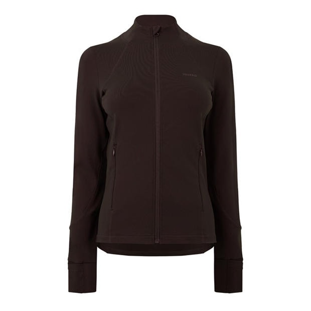 Chocolate Brown - USA Pro - Core Performance Training Jacket Womens