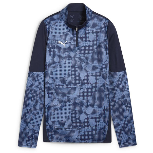 Navy-Silver - Puma - Puma Teamcup Training 1/4 Zip Top Wmn Drill Womens