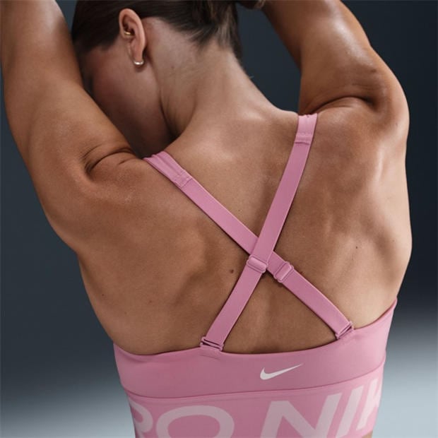 Elemental Pink - Nike - Women's Indy Plunge Non Wired Medium Impact Sports Bra
