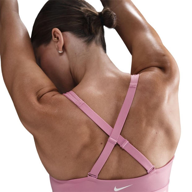 Elemental Pink - Nike - Women's Indy Plunge Non Wired Medium Impact Sports Bra