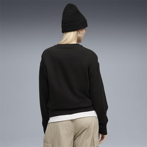 Puma Black - Puma - Women's Elevated Comfort Crew Sweatshirt