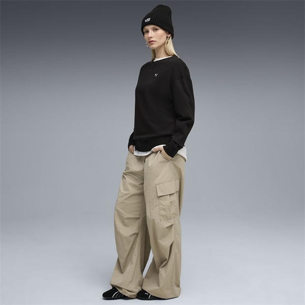 Puma Black - Puma - Women's Elevated Comfort Crew Sweatshirt