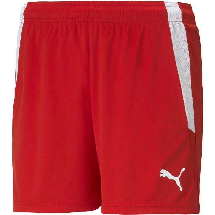 Puma Women's Red Teamliga Shorts W Football Short in Size 8, Sports Direct