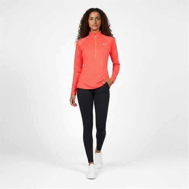 Claret - Under Armour - Tech Half Zip Top Womens
