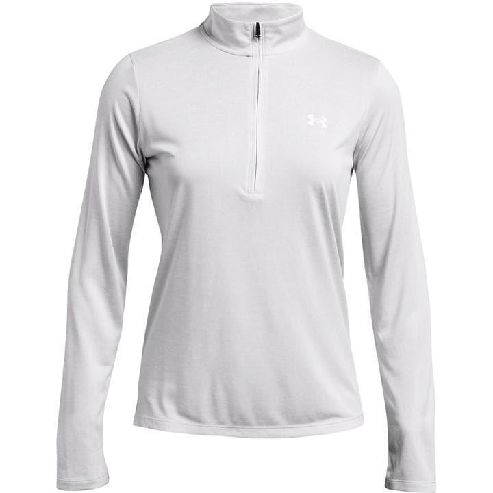 Under Armour Women's Grey Tech Half Zip Top in Size 16, Sports Direct