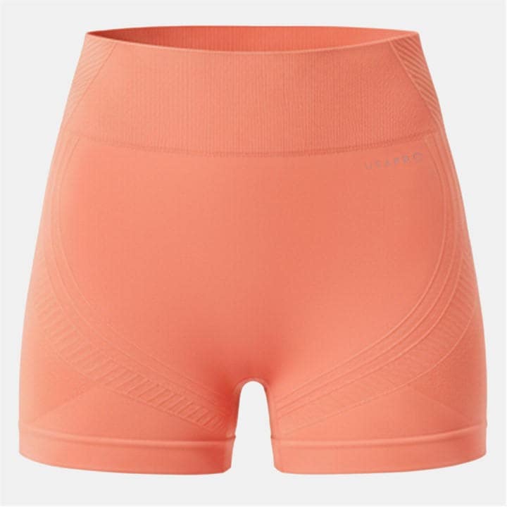 Usa Pro Women's Red Usap Seamless 3 Inch Shorts in Size 14, Sports Direct