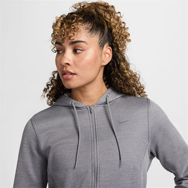 Carbon Heather - Nike - Nike W NK 1 TF FZ Hd Ld99