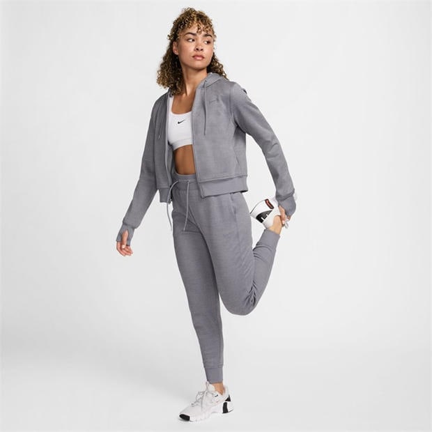 Carbon Heather - Nike - Nike W NK 1 TF FZ Hd Ld99