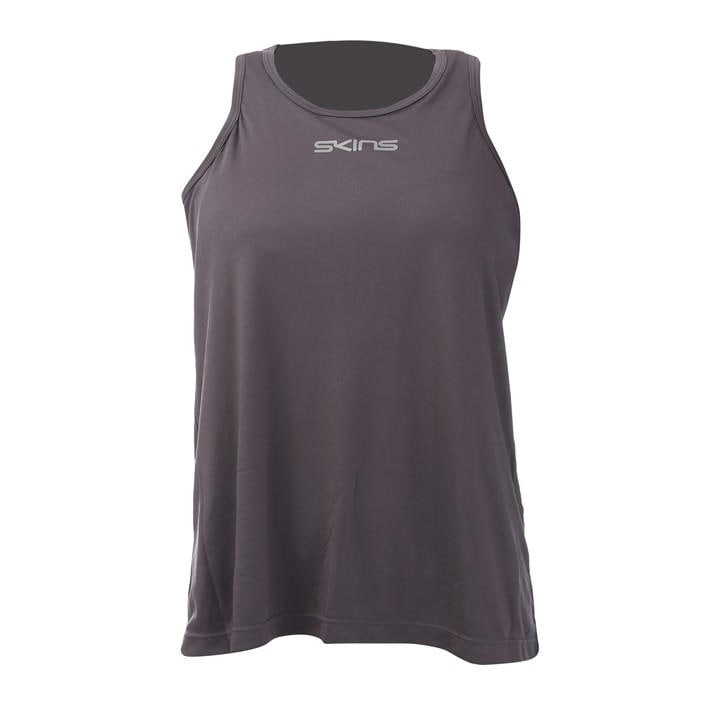 Skins Women's Grey Performance Gym Vest in Size 10, Sports Direct
