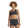 Black - adidas - Adizero Essentials Run Womens Medium Support Bra