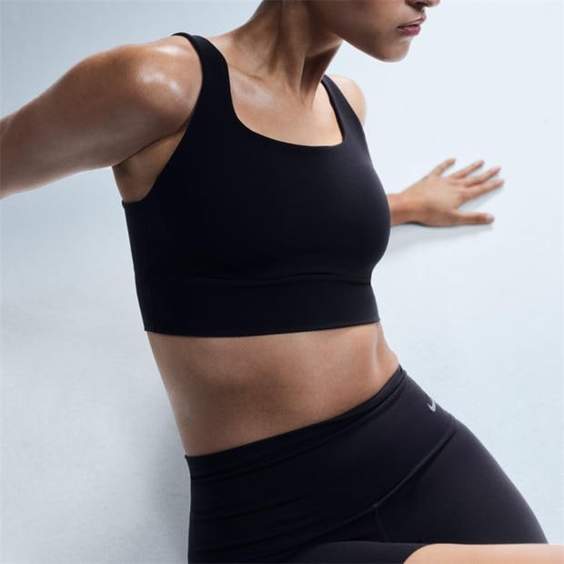 Black/Sail - Nike - Women's Non Wired Medium Impact Sports Bra