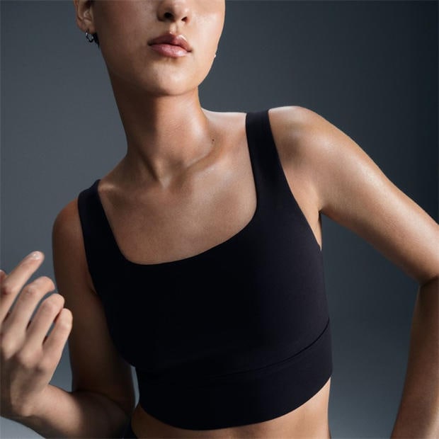 Black/Sail - Nike - Women's Non Wired Medium Impact Sports Bra