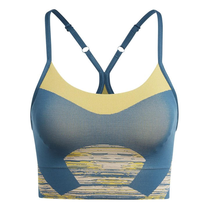 Adidas Women's Green Low Impact Sports Bra in Size XS, Sports Direct