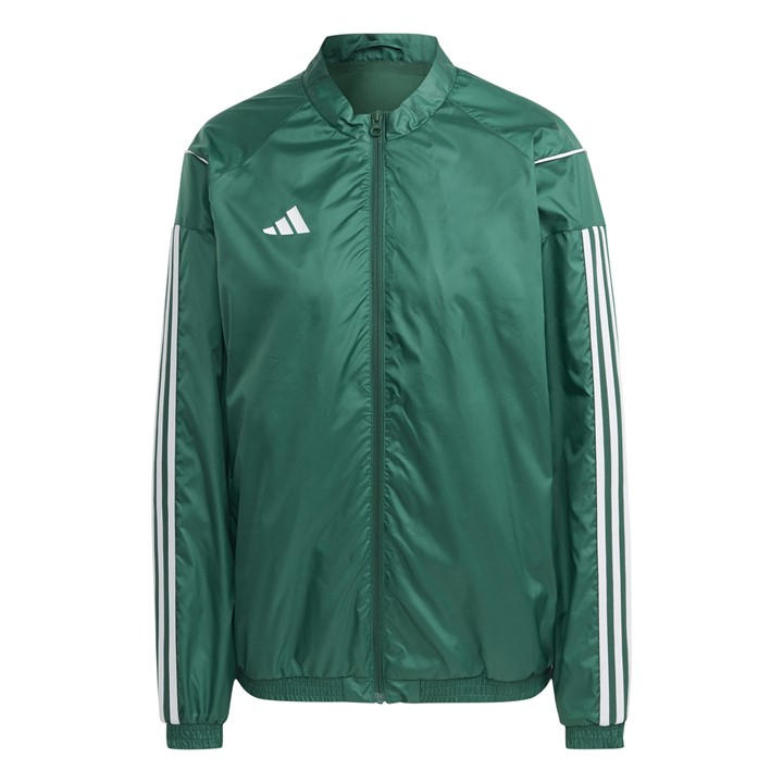 Adidas Women's Green Tiro23 Tracksuit Top in Size 2XS, Sports Direct