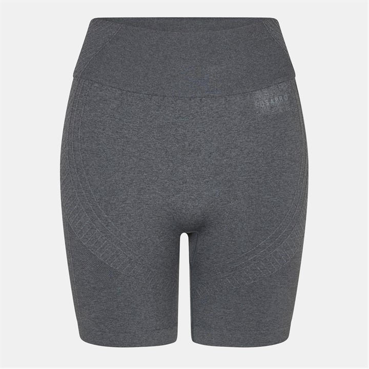 Usa Pro Women's Grey Seamless Longline Cycling Shorts in Size 14, Sports Direct