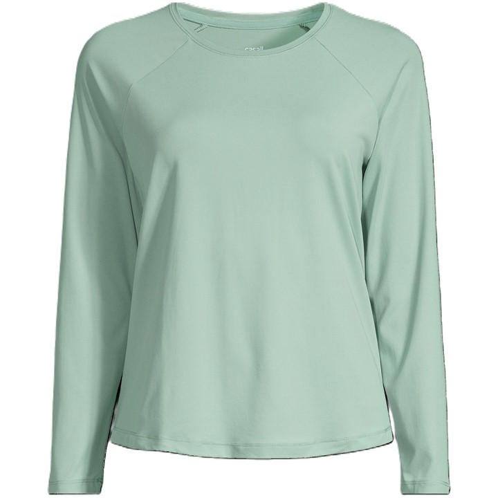 Casall Women's Green Long-Sleeve Performance Gym Top in Size 8, Sports Direct