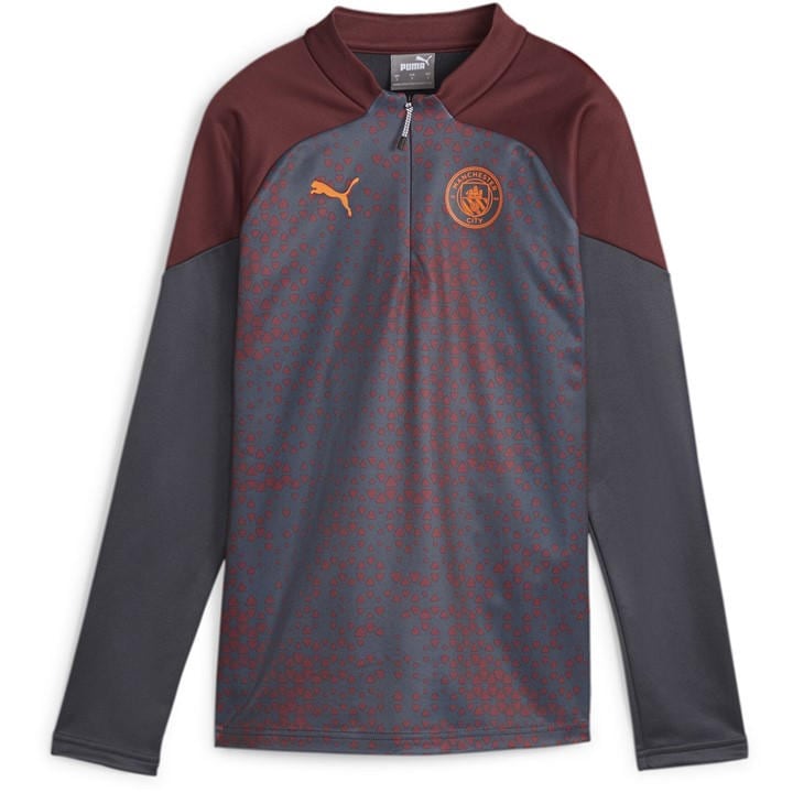 Mcfc  Women's   Training Licensed Drill Top, Football by Puma in Size 16, Sports Direct
