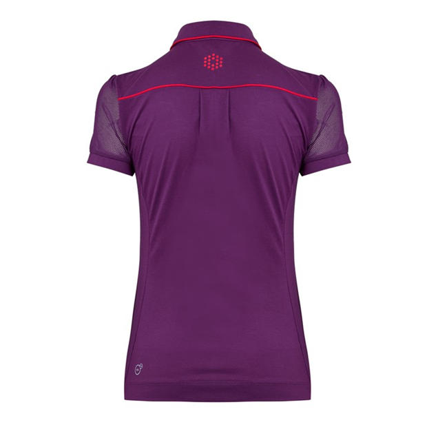 Purple - Puma - (14) Golf Novely Sleeve Polo Womens