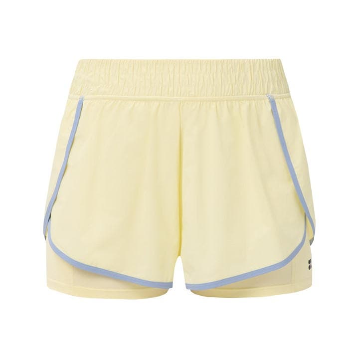 Sweaty Betty Women's Yellow Sb Get Set Shorts Ld63 in Size 14, Sports Direct