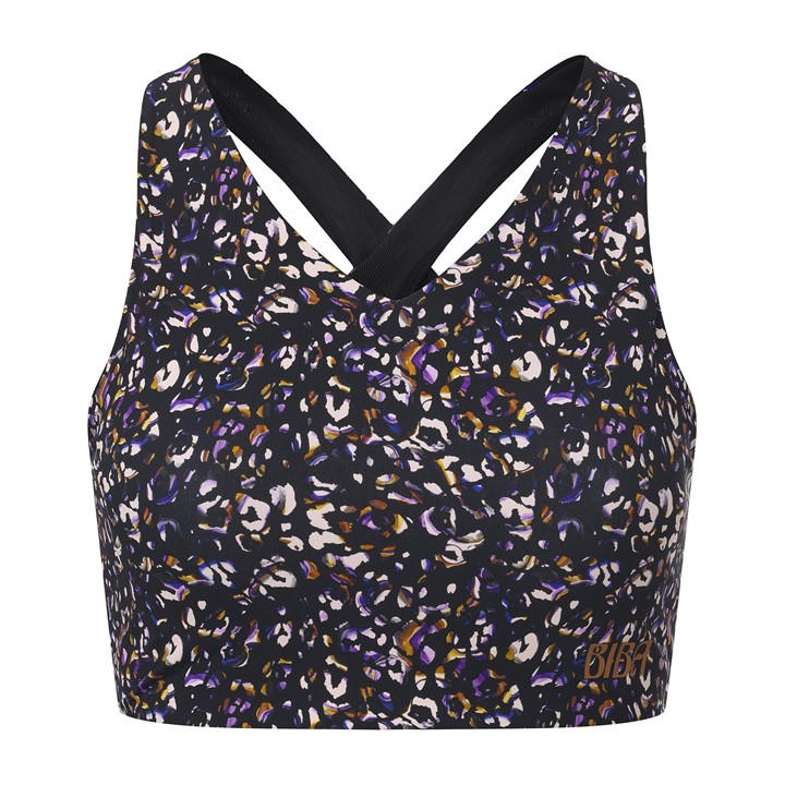 Biba Women's Black Move Ms Racerback Medium Impact Sports Bra in Size 8, Sports Direct