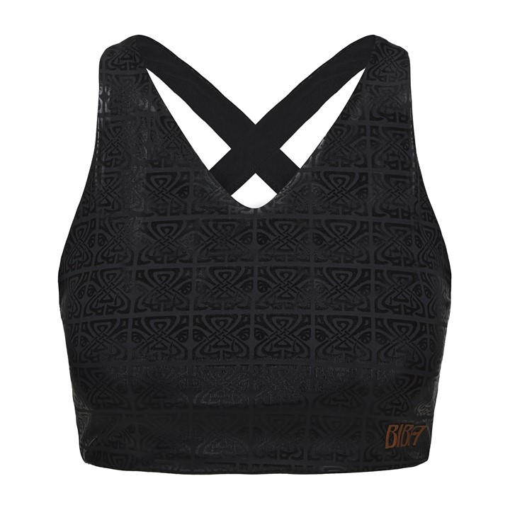 Biba Women's Black Move Ms Racerback Medium Impact Sports Bra in Size 14, Sports Direct