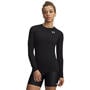 Ulti Black/Wht - Under Armour - Women's Long Sleeve Performance Gym Top