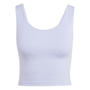 Violet Tone - adidas - All Me Medium-Support Long Line Bra Tank Top Womens