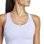 Violet Tone - adidas - All Me Medium-Support Long Line Bra Tank Top Womens