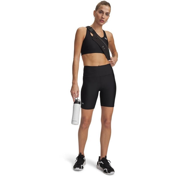Black/White - Under Armour - Under Armour Tech Bike Short Compression Womens