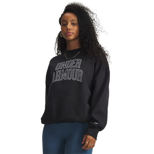 Under Armour - Under Armour Rival Flc Os Varsity Crew Sweatshirt Womens