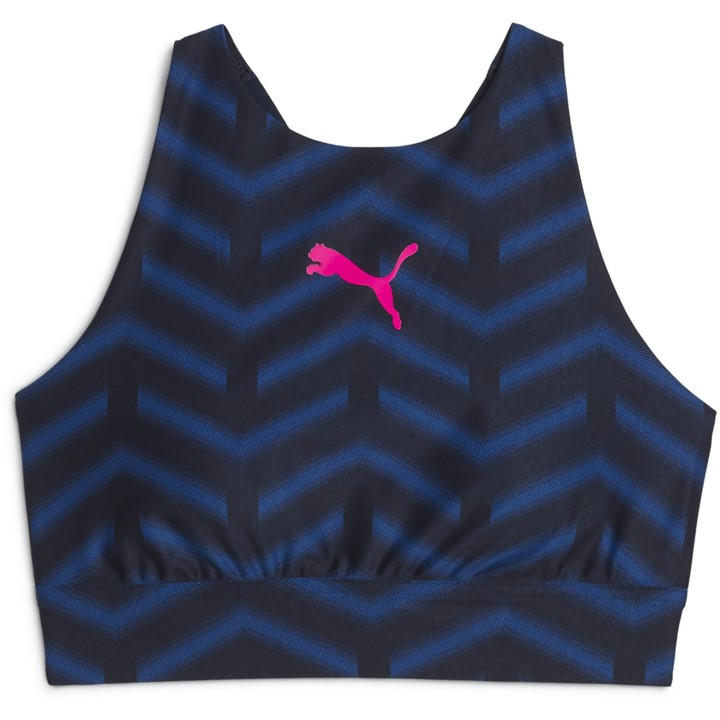 Puma Women's Blue Blaze Training Bra in Size 10, Sports Direct