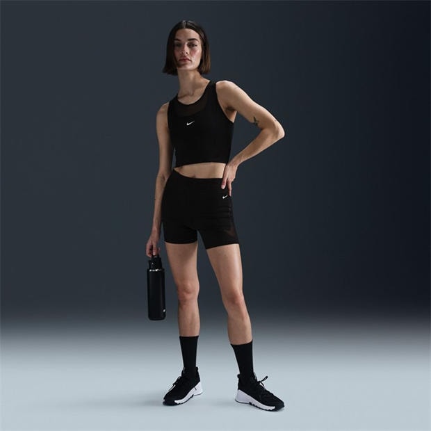 Black/White - Nike - Nike W NP DF CROP TA Ld99
