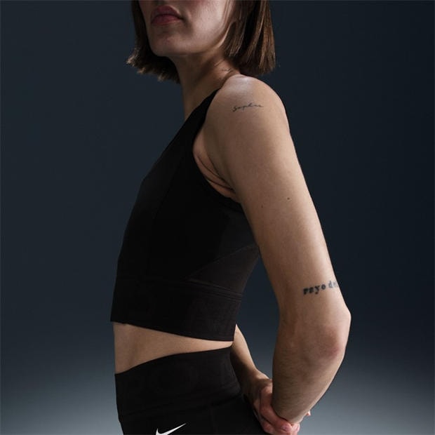 Black/White - Nike - Nike W NP DF CROP TA Ld99