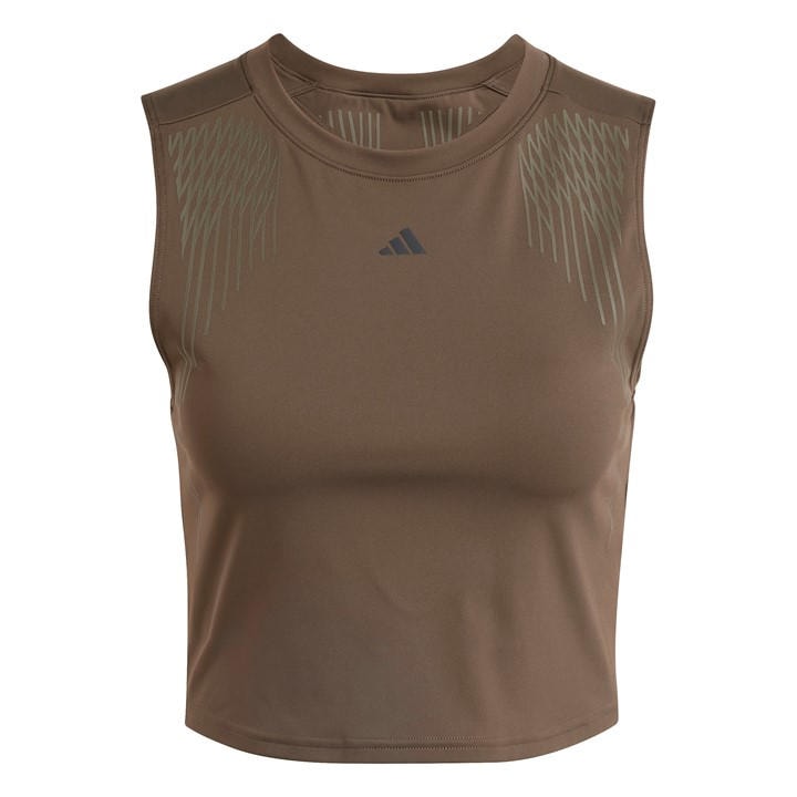 Adidas Women's Green Pro Series Tank Performance Gym Vest in Size XL, Sports Direct