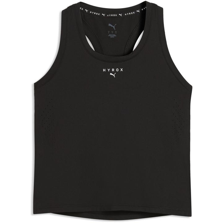Puma Women's Black Hyrox Dryelite Tank Top in Size 16, Sports Direct