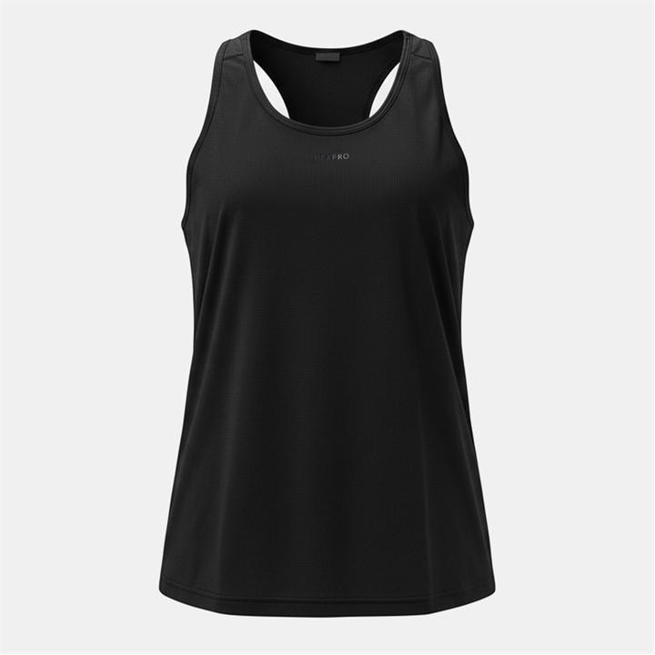 Usa Pro Women's Black Training Mesh Rb Vest in Size 8, Sports Direct
