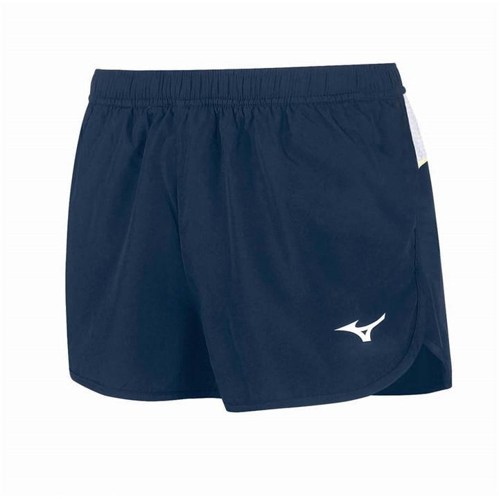Mizuno Women's Blue Premium Performance Gym Shorts in Size 18, Sports Direct