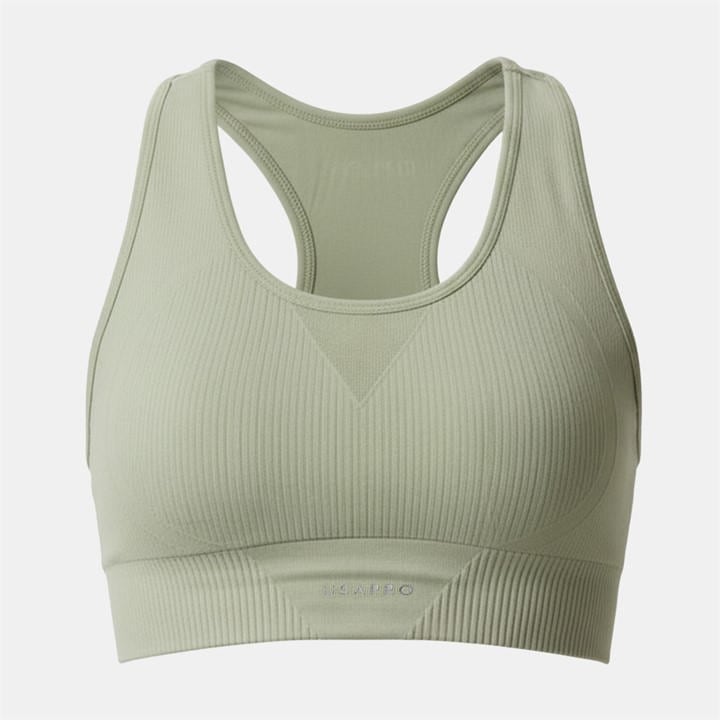 Usa Pro Women's Green Seamless Crop Sports Bra Size 14
