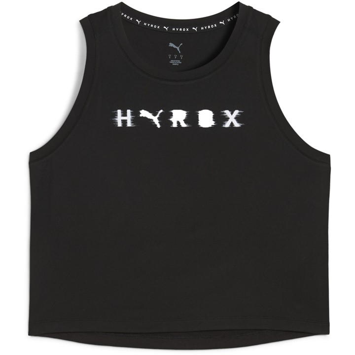 Puma Women's Black Hyrox Performance Gym Vest in Size 10, Sports Direct