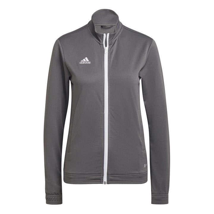 Adidas Women's Grey Tracksuit Top in Size L, Sports Direct