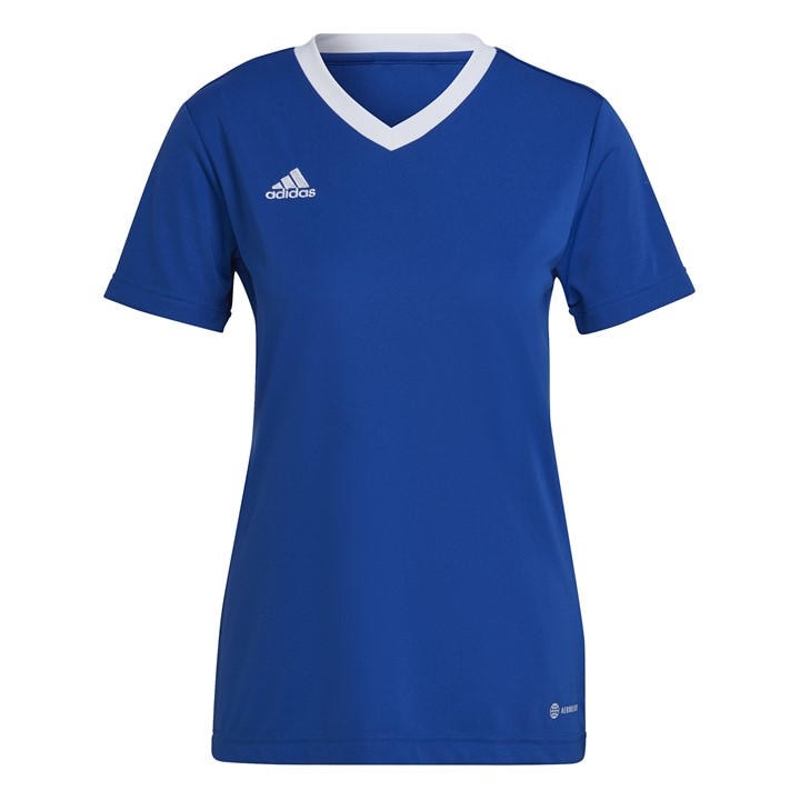 Adidas Women's Blue Short Sleeve Performance T-Shirt in Size 2XS, Sports Direct