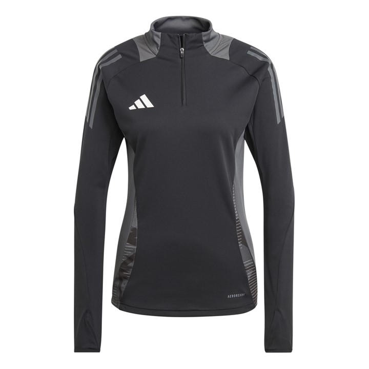 Adidas Women's Black Tiro24 Tracksuit Top in Size L, Sports Direct