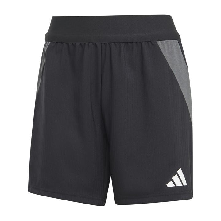 Adidas Women's Black Tiro24 Football Shorts in Size L, Sports Direct