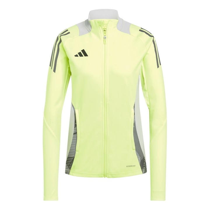 Adidas Women's Yellow Tiro24 Tracksuit Top in Size L, Sports Direct
