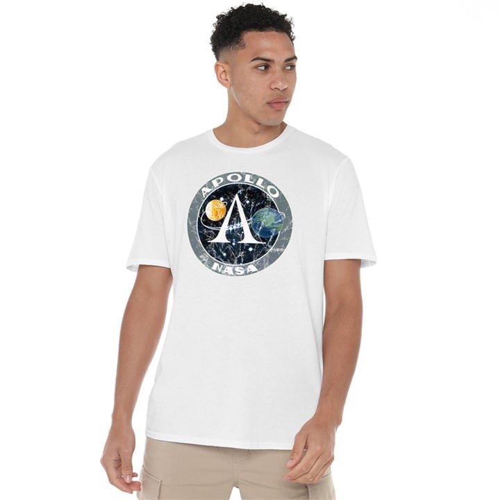Nasa Men's White Apollo Cotton T-Shirt in Size M, Sports Direct