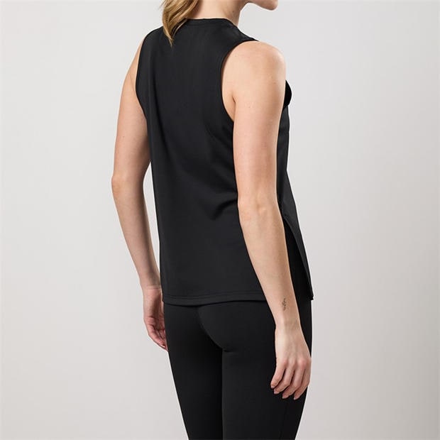 Black - Gym King - Gym King Victory Performance Split Hem Tank - Black