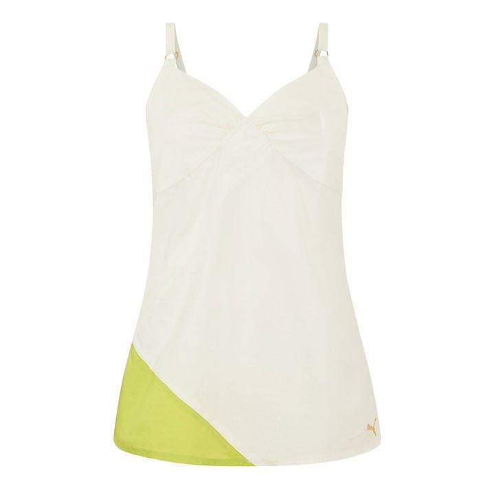 Puma Women's White Spaghetti Diamond Vest in Size 10, Sports Direct