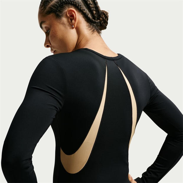 Black - Nike - Womens Keely Sculpt Long Sleeve Top